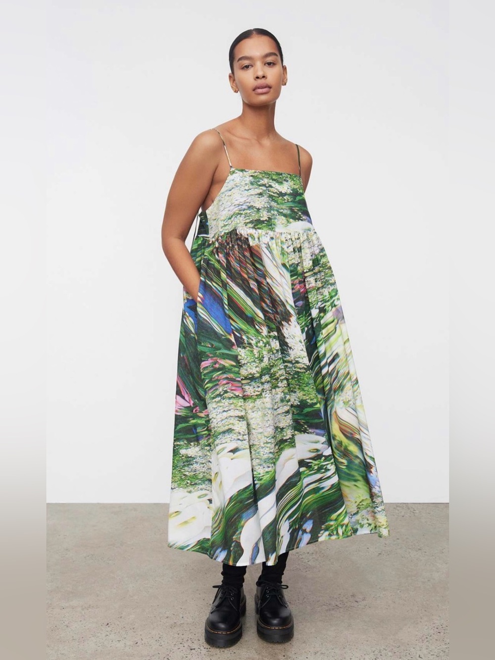 Kowtow Elle Dress In Botanic Trip
